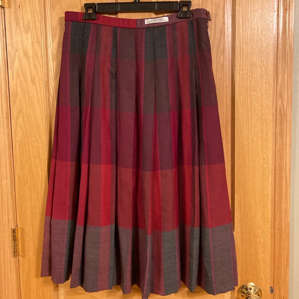 NWT Pendleton plaid pleated skirt